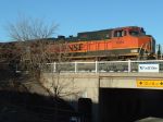 BNSF 1004 C44-9W above underpass
